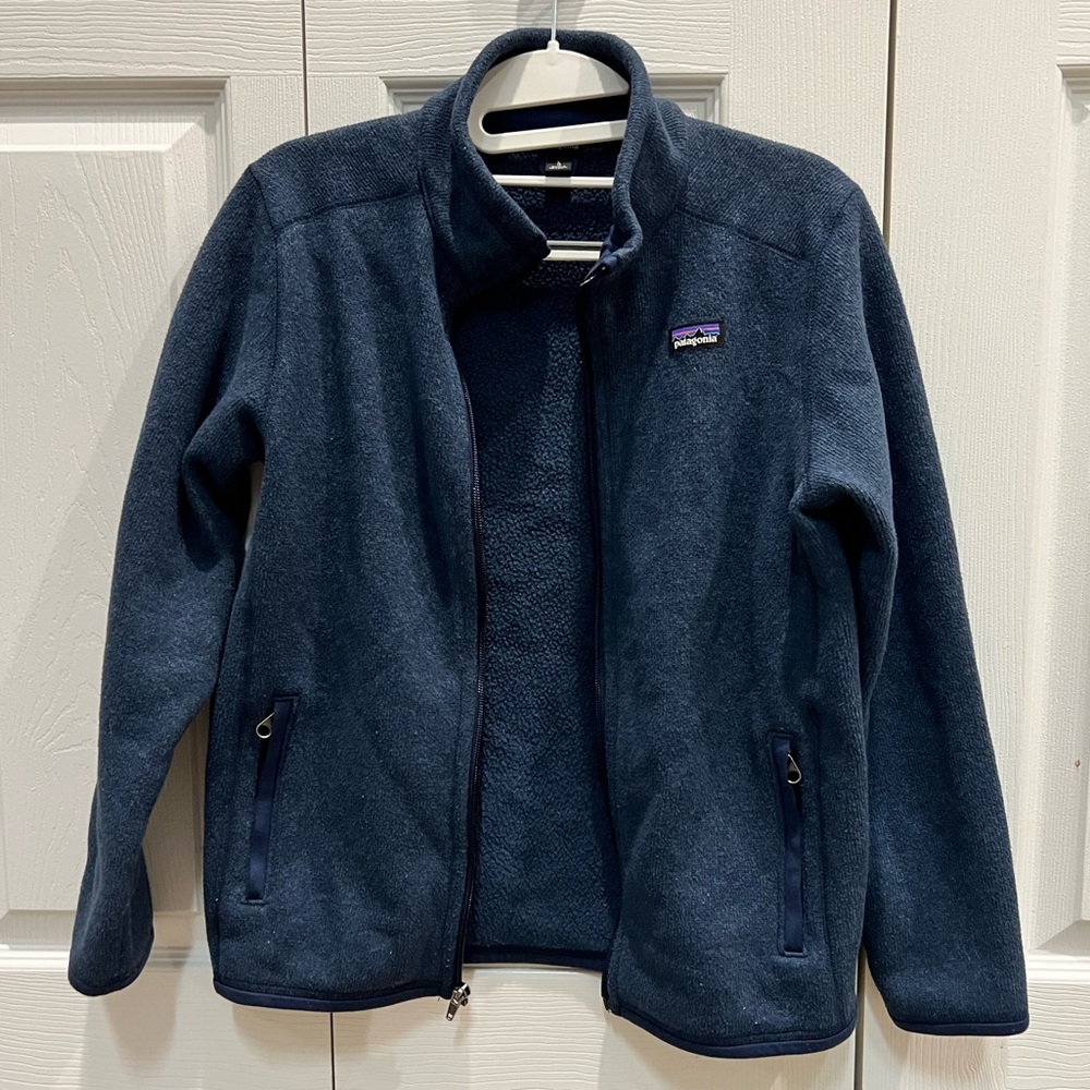 Patagonia Kids' Better Sweater® Fleece Jacket Large Navy Blue
